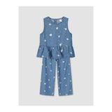 LC Waikiki LCW Kids Çiçekli Kız Çocuk Jean Takım