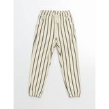 LC Waikiki Lcw Kids Ekru Çizgili Erkek Çocuk Jogger Eşofman Alt - 2 - 3 Yaş