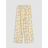 LC Waikiki Lcw Kids Ekru Kız Çocuk Desenli Eşofman Altı - 12 - 13 Yaş