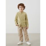 LC Waikiki LCW Kids Erkek Çocuk Jogger Pantolon Bej Renk Beli Lastikli Pamuklu Rahat Kalıp 4 Cep - BEIGE