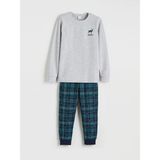 LC Waikiki Lcw Kids Gri Bisiklet Yaka Erkek Çocuk Pijama Takım - 10 - 11 Yaş
