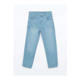 LC Waikiki LCW Kids İNDİGO Beli Ayarlanabilir Lastikli Erkek Çocuk Jean Pantolon