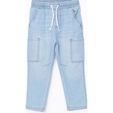 LC Waikiki Lcw Kids Indigo Beli Lastikli Erkek Çocuk Jogger Jean Pantolon - Mid indigo Rodeo - 5 - 6 Yaş