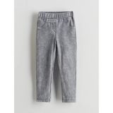 LC Waikiki Lcw Kids Indigo Beli Lastikli Kız Çocuk Tayt Pantolon - İndigo - 1 - 2 Yaş