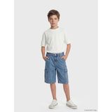 LC Waikiki Lcw Kids Indigo Erkek Çocuk Kargo Jean Şort - 7 - 8 Yaş