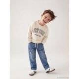 LC Waikiki Lcw Kids Indigo Regular Fit Erkek Bebek Bağcıklı Jean Pantolon - Mid indigo Rodeo - 3 - 4 Yaş