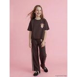 LC Waikiki Lcw Kids Kahverengi Capyfun Baskılı Kız Çocuk Eşofman Altı - 8 - 9 Yaş