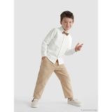 LC Waikiki Lcw Kids Kahverengi Keten Görünümlü Erkek Çocuk Pantolon - 6 - 7 Yaş