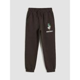 LC Waikiki Lcw Kids Kahverengi Minecraft Baskılı Erkek Çocuk Jogger Eşofman Altı - 10 - 11 Yaş