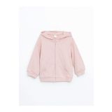 LC Waikiki LCW Kids Kapüşonlu Kız Bebek Fermuarlı Sweatshirt