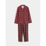 LC Waikiki Lcw Kids Kırmızı Ekose Desenli Kız Çocuk Pijama Takımı - Red Printed