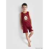 LC Waikiki Lcw Kids Kırmızı Galatasaray Baskılı Erkek Çocuk Şortlu Pijama Takımı - 3 - 4 Yaş
