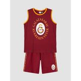 LC Waikiki Lcw Kids Kırmızı Galatasaray Baskılı Erkek Çocuk Şortlu Pijama Takımı - 7 - 8 Yaş