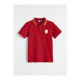 LC Waikiki LCW Kids Kirmizi Polo Yaka Galatasaray Baskılı Erkek Çocuk Tişört