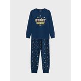 LC Waikiki Lcw Kids Lacivert Baskılı Erkek Çocuk Pijama Takım - 9 - 10 Yaş