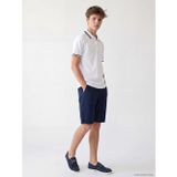 LC Waikiki LCW Kids Lacivert Beli Lastikli Erkek Çocuk Gabardin Şort