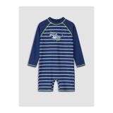 LC Waikiki LCW Kids Lacivert Çizgili Erkek Çocuk Tulum Mayo