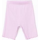 LC Waikiki Lcw Kids Lila Beli Lastikli Kız Çocuk Midi Tayt - 1 - 2 Yaş