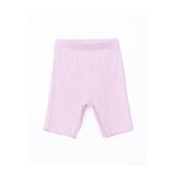 LC Waikiki LCW Kids Lila Beli Lastikli Kız Çocuk Midi Tayt
