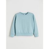 LC Waikiki LCW Kids Mavi Bisiklet Yaka Kız Çocuk Sweatshirt