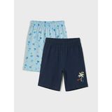 LC Waikiki Lcw Kids Mavi Erkek Çocuk Şort Pijama Alt 2'li - 6 - 7 Yaş