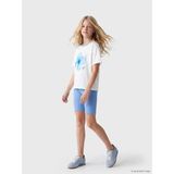 LC Waikiki Lcw Kids Mavi Kız Çocuk Basic Kısa Tayt