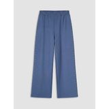 LC Waikiki Lcw Kids Mavi Kız Çocuk Geniş Paça Soft Touch Eşofman Altı - 7 - 8 Yaş