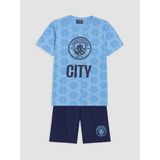 LC Waikiki Lcw Kids Mavi Manchester City Erkek Çocuk Şortlu Pijama Takımı - 11 - 12 Yaş