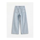 LC Waikiki LCW Kids Mavi Wideleg Nakışlı Kız Çocuk Jean Pantolon