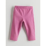 LC Waikiki Lcw Kids Pembe Beli Lastikli 3/4 Boy Kız Çocuk Tayt - 7 - 8 Yaş