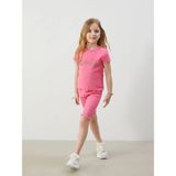LC Waikiki Lcw Kids Pembe Beli Lastikli Barbie Baskılı Kız Çocuk Tayt 2'li - 6 - 7 Yaş
