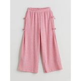LC Waikiki Lcw Kids Pembe Beli Lastikli Fiyonk Detaylı Kız Çocuk Pantolon - 11 - 12 Yaş