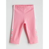 LC Waikiki Lcw Kids Pembe Beli Lastikli Kiraz Baskılı Kız Çocuk Tayt - 9 - 12 Ay