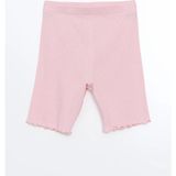 LC Waikiki Lcw Kids Pembe Beli Lastikli Kız Çocuk Midi Tayt - 1 - 2 Yaş