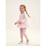 LC Waikiki Lcw Kids Pembe Beli Lastikli Kız Çocuk Tayt - 1 - 2 Yaş