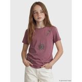 LC Waikiki Lcw Kids Pembe Bisiklet Yaka Boncuklu Kız Çocuk Tişört - 10 - 11 Yaş