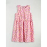 LC Waikiki Lcw Kids Pembe Bisiklet Yaka Çiçekli Kız Çocuk Poplin Elbise - 12 - 13 Yaş