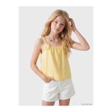 LC Waikiki LCW Kids Sarı Çiçek Detaylı Kız Çocuk Bluz