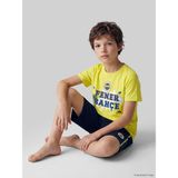 LC Waikiki Lcw Kids Sarı Fenerbahçe Baskılı Erkek Çocuk Şortlu Pijama Takımı - 13 - 14 Yaş