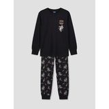 LC Waikiki Lcw Kids Siyah Baskılı Erkek Çocuk Pijama Takım - 10 - 11 Yaş