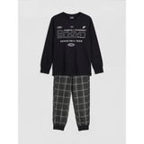 LC Waikiki Lcw Kids Siyah Baskılı Erkek Çocuk Pijama Takım - 8 - 9 Yaş