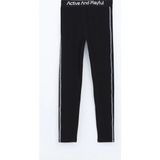 LC Waikiki Lcw Kids Siyah Beli Lastikli Kız Çocuk Tayt - 5 - 6 Yaş