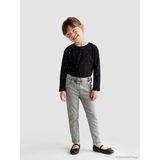 LC Waikiki Lcw Kids Siyah Beli Lastikli Kız Çocuk Tayt Pantolon