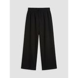 LC Waikiki Lcw Kids Siyah Geniş Paça Kız Çocuk Soft Touch Eşofman Altı - 11 - 12 Yaş