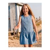 LC Waikiki LCW Kids Taşlı Kız Çocuk Jean Elbise