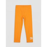 LC Waikiki Lcw Kids Turuncu Etiket Detaylı Kız Çocuk Tayt - 9 - 10 Yaş
