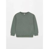 LC Waikiki Lcw Kids Yeşil Bisiklet Yaka Basic Uzun Kollu Kız Çocuk Sweatshirt - 5 - 6 Yaş