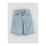 LC Waikiki LCW KidsMavi Taşlı Kız Çocuk Jean Şort