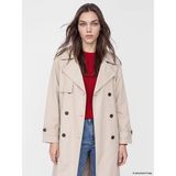 LC Waikiki Lcw Modest Bej Kuşaklı Kadın Gabardin Trençkot - 36