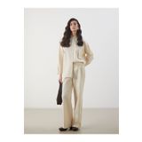 LC Waikiki LCW Modest Beli Lastikli Geniş Paça Kadın Pantolon